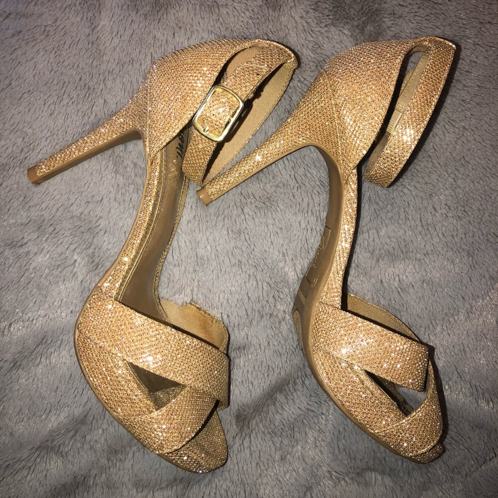 Gold heels